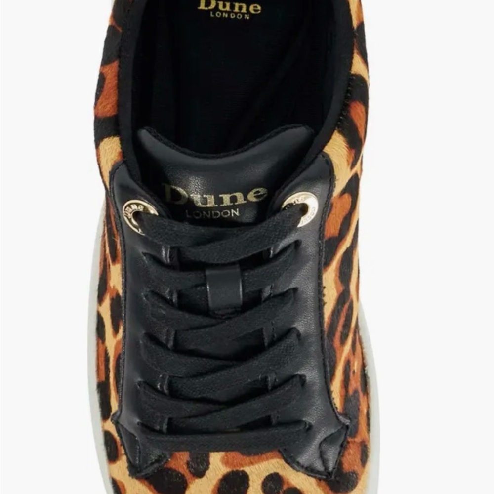 Dune London Episode Leopard Sneakers - Picture 6 of 12